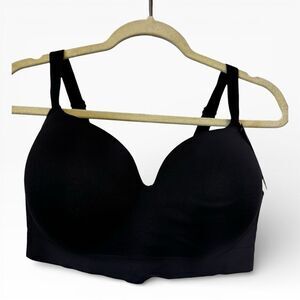 Truekind Supportive Comfort Wireless Shaping Black Bra 3XL
